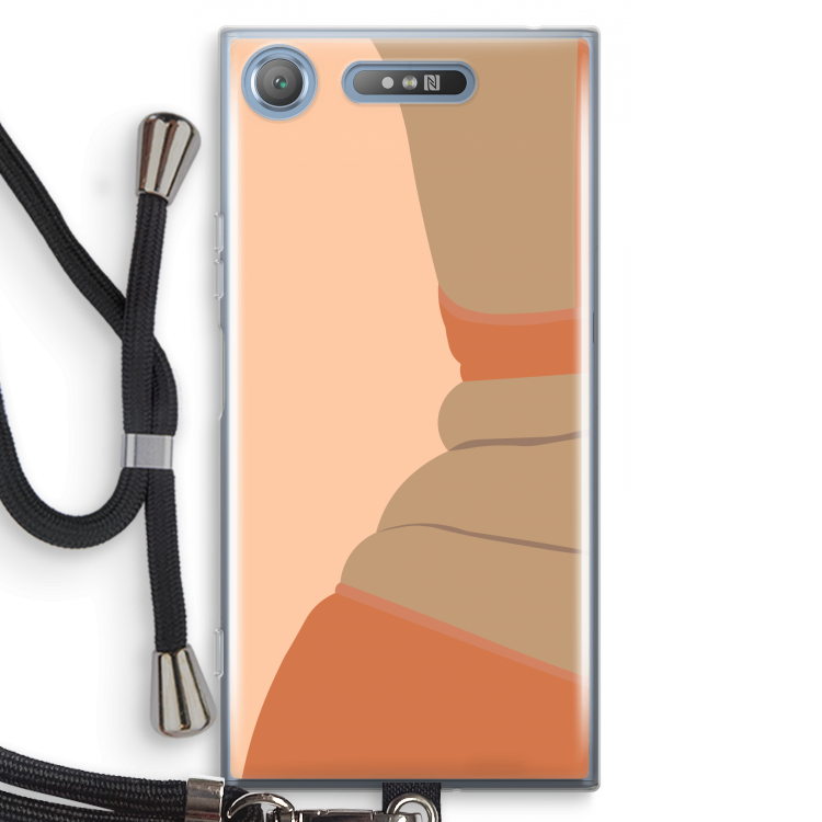 Bikini: Sony Xperia XZ1 Transparant Hoesje met koord