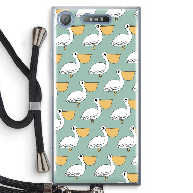 Pelican: Sony Xperia XZ1 Transparant Hoesje met koord