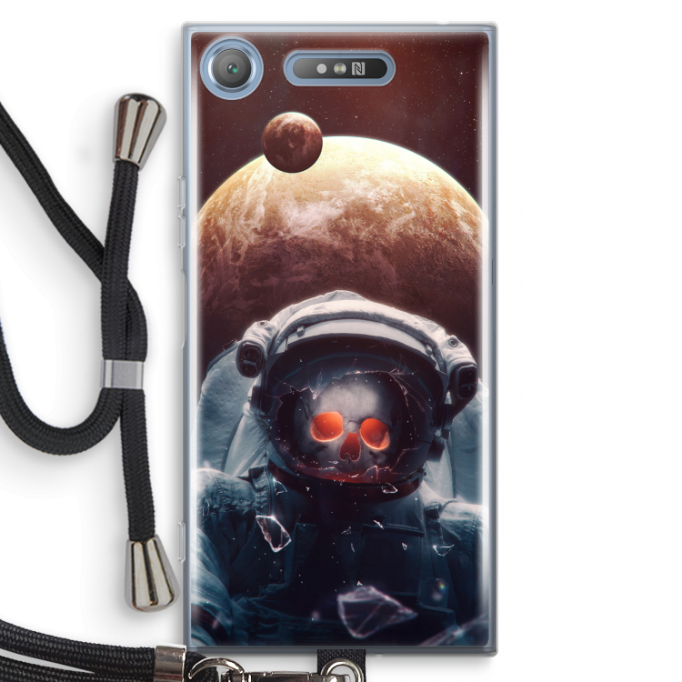Voyager: Sony Xperia XZ1 Transparant Hoesje met koord