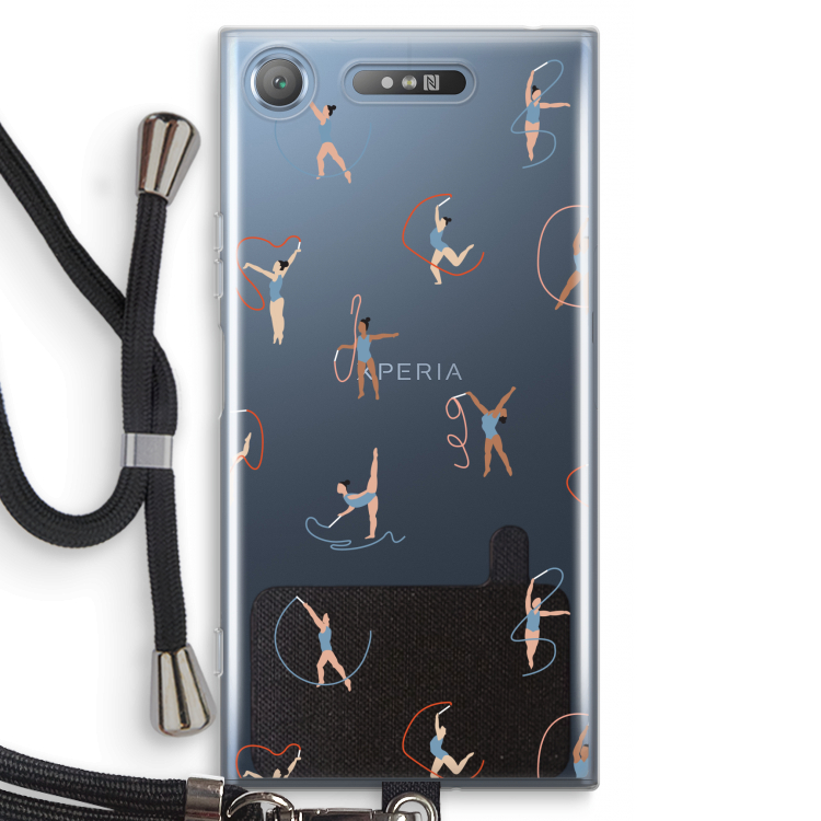 Dancing #3: Sony Xperia XZ1 Transparant Hoesje met koord