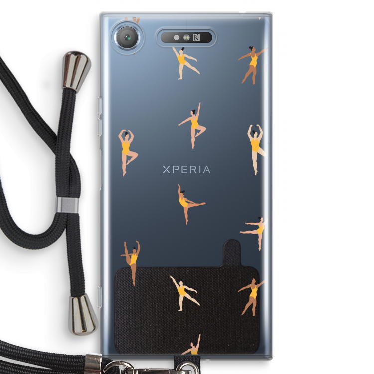 Dans #2: Sony Xperia XZ1 Transparant Hoesje met koord