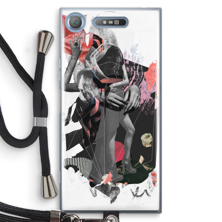 Dissimulation du réel: Sony Xperia XZ1 Transparant Hoesje met koord