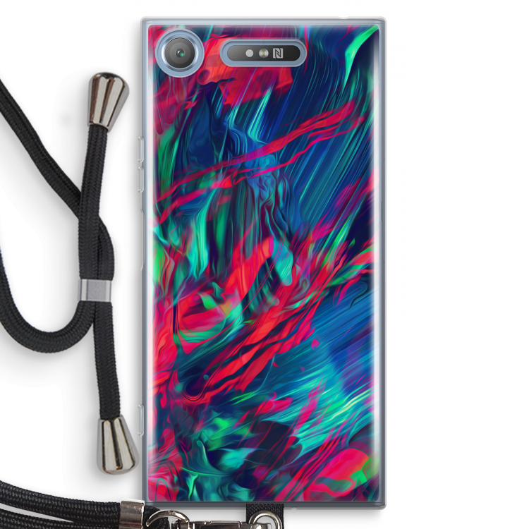 Pilgrims Of The Sea: Sony Xperia XZ1 Transparant Hoesje met koord