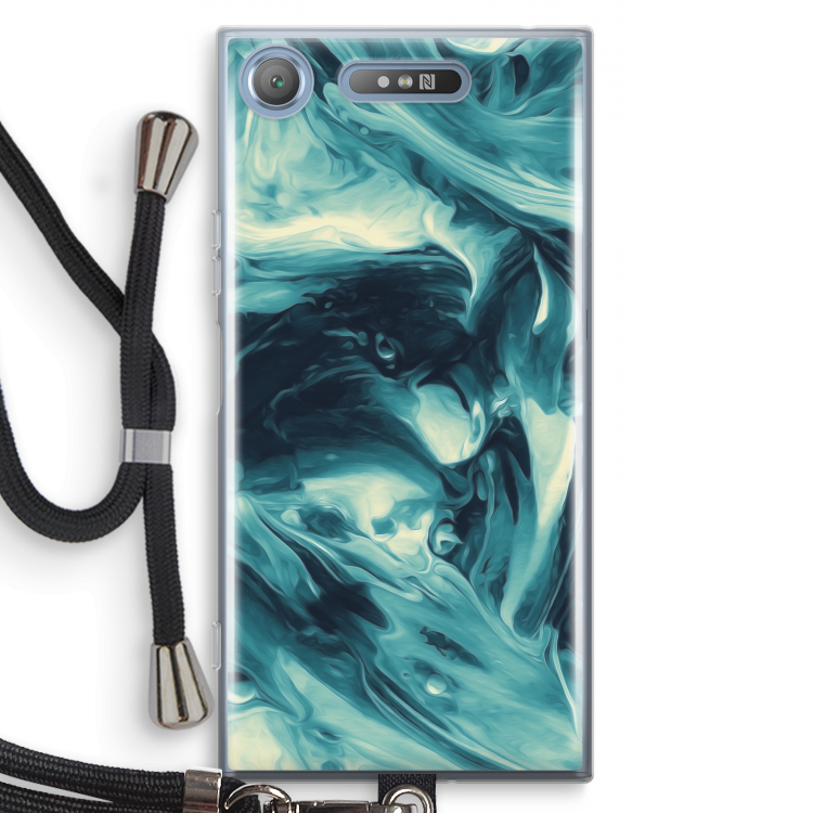 Dreaming About Whales: Sony Xperia XZ1 Transparant Hoesje met koord