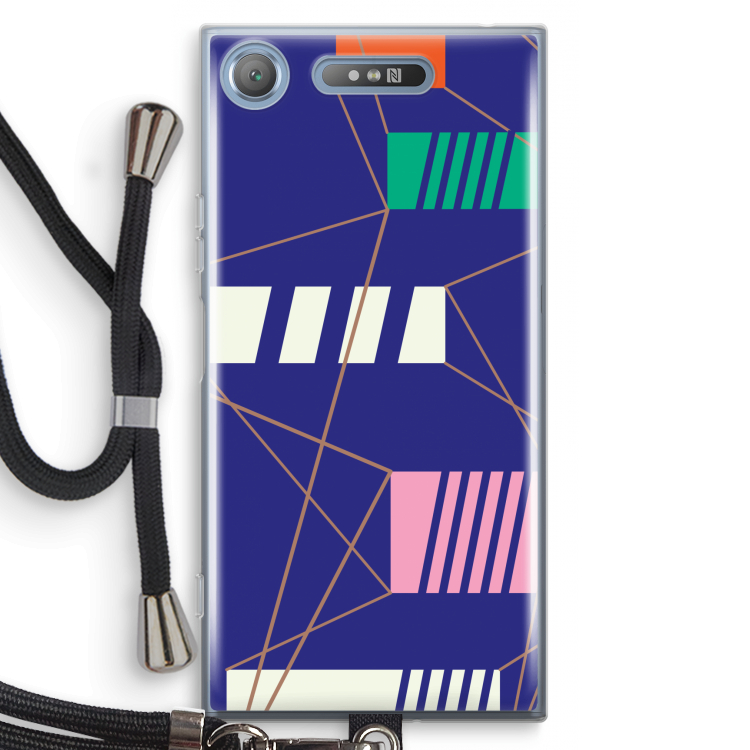 Gestalte 5: Sony Xperia XZ1 Transparant Hoesje met koord