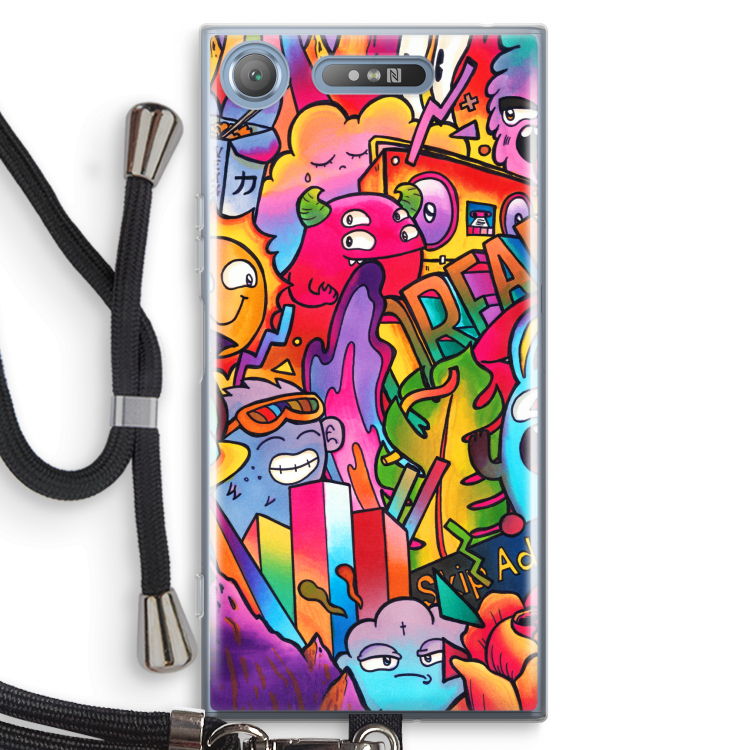 Dreams: Sony Xperia XZ1 Transparant Hoesje met koord