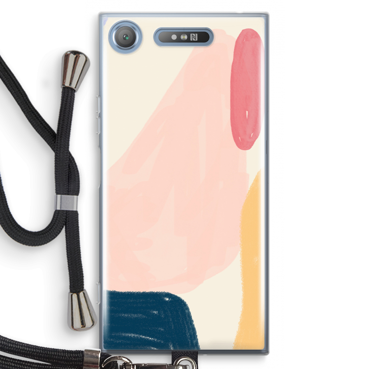 Saturday Flow: Sony Xperia XZ1 Transparant Hoesje met koord