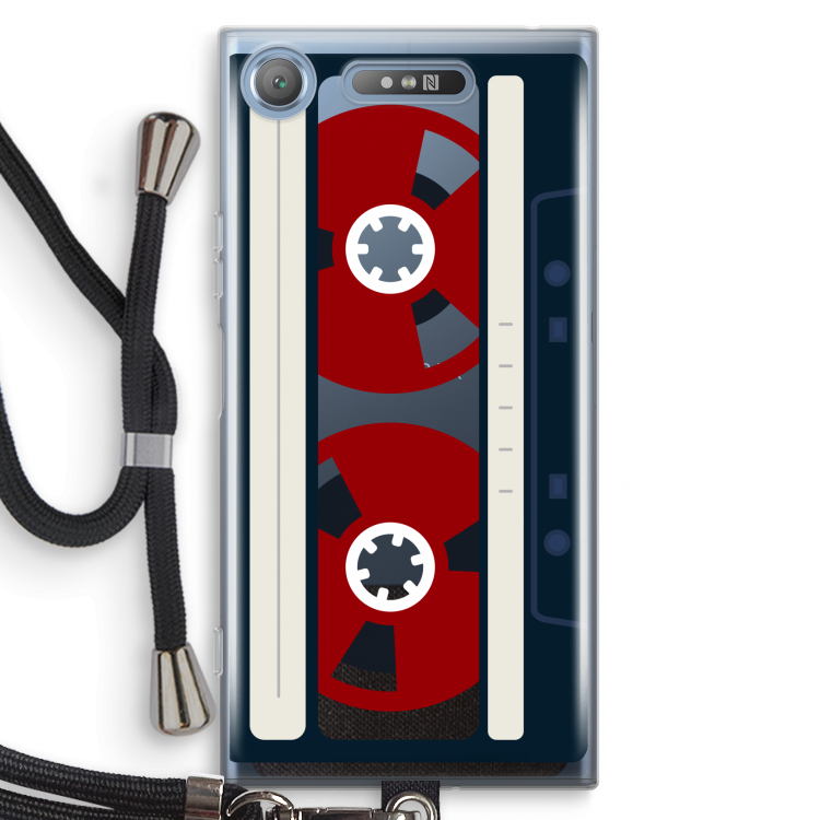 Here's your tape: Sony Xperia XZ1 Transparant Hoesje met koord