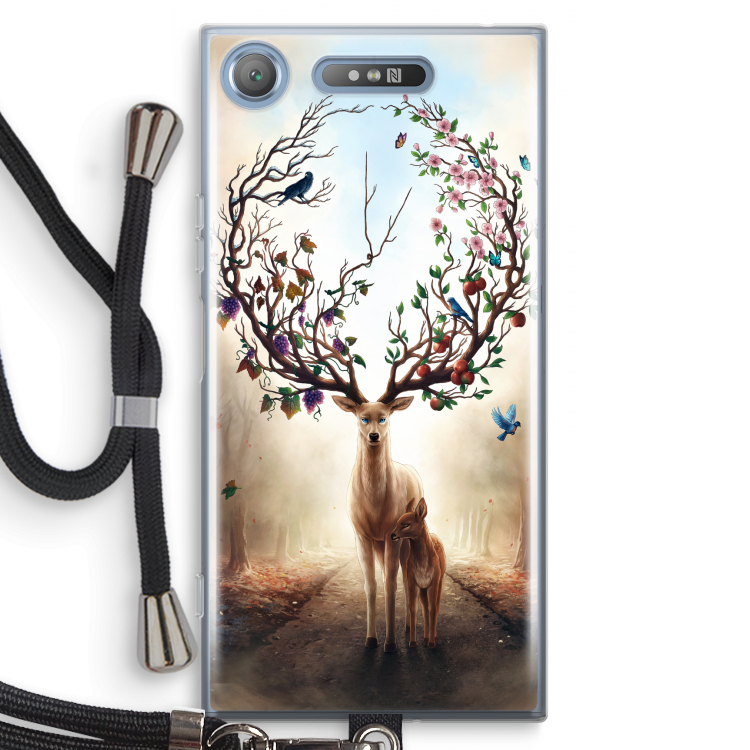 Seasons Change: Sony Xperia XZ1 Transparant Hoesje met koord