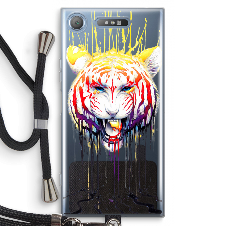 Fading: Sony Xperia XZ1 Transparant Hoesje met koord