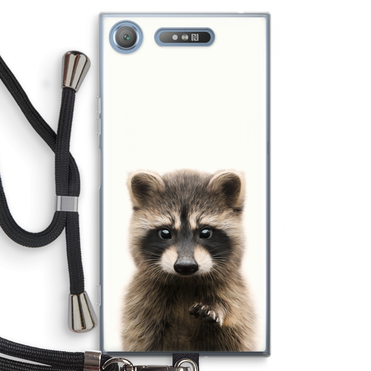 Rocco: Sony Xperia XZ1 Transparant Hoesje met koord