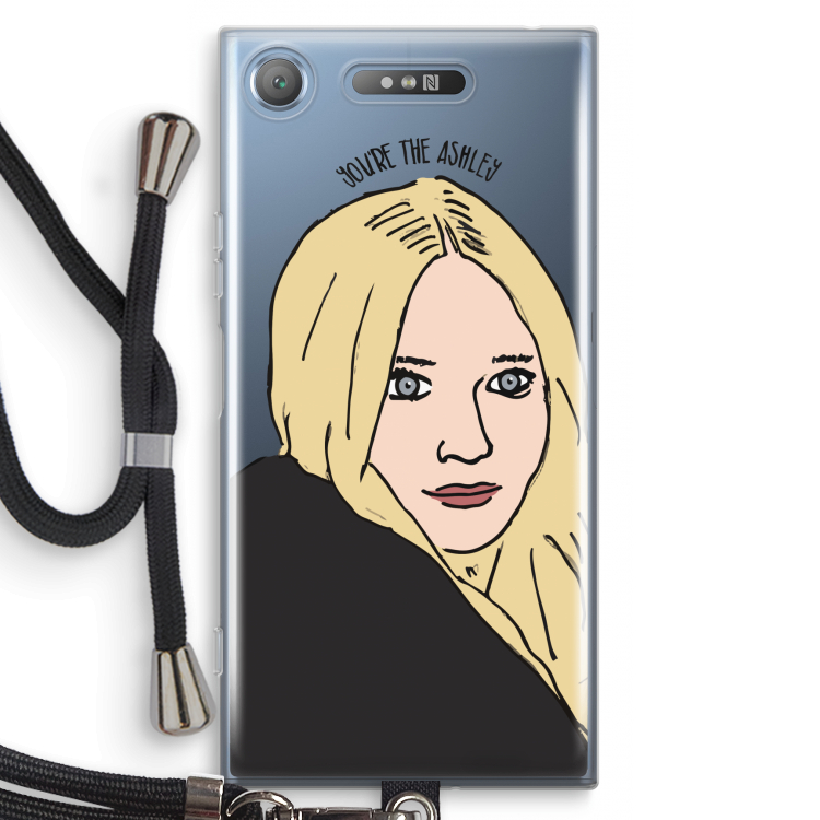 Ashley: Sony Xperia XZ1 Transparant Hoesje met koord