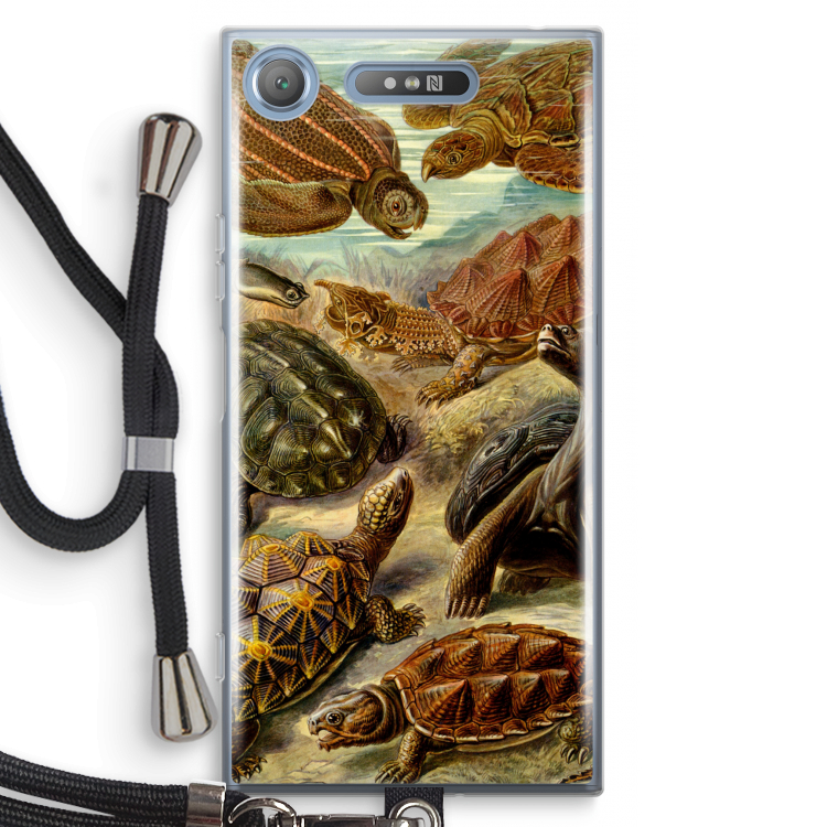 Haeckel Chelonia: Sony Xperia XZ1 Transparant Hoesje met koord