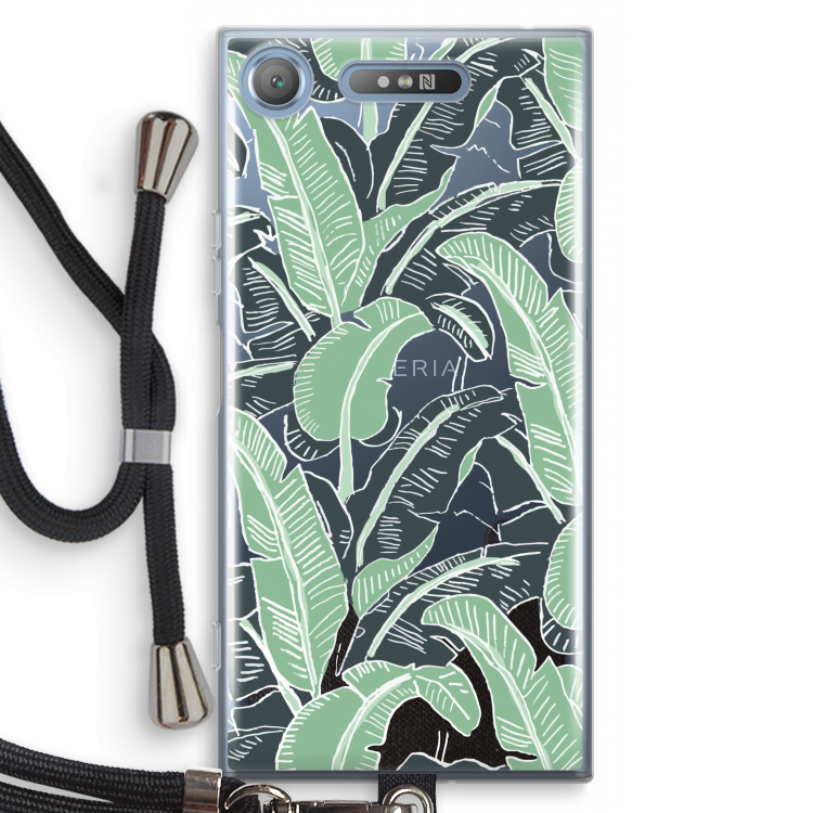 This Sh*t Is Bananas: Sony Xperia XZ1 Transparant Hoesje met koord