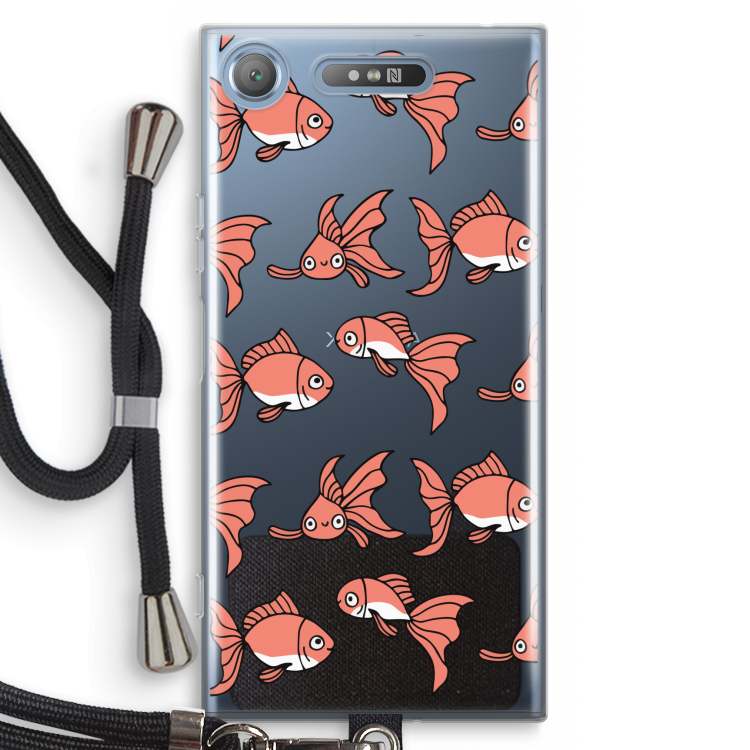 Blub: Sony Xperia XZ1 Transparant Hoesje met koord