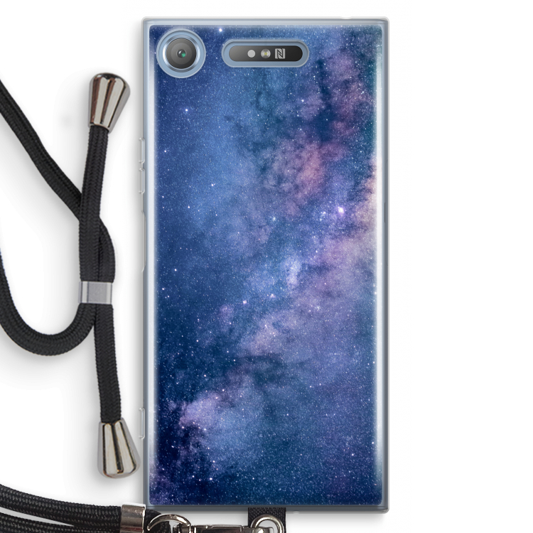 Nebula: Sony Xperia XZ1 Transparant Hoesje met koord
