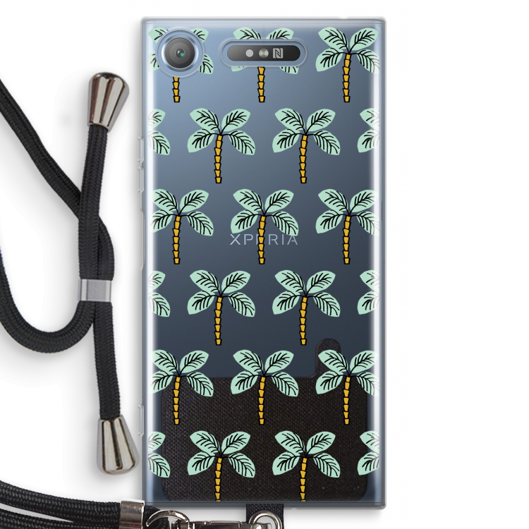 Paradise: Sony Xperia XZ1 Transparant Hoesje met koord