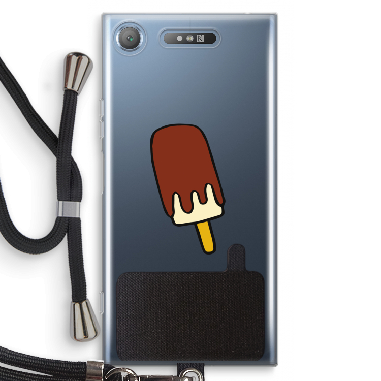 Frisco: Sony Xperia XZ1 Transparant Hoesje met koord
