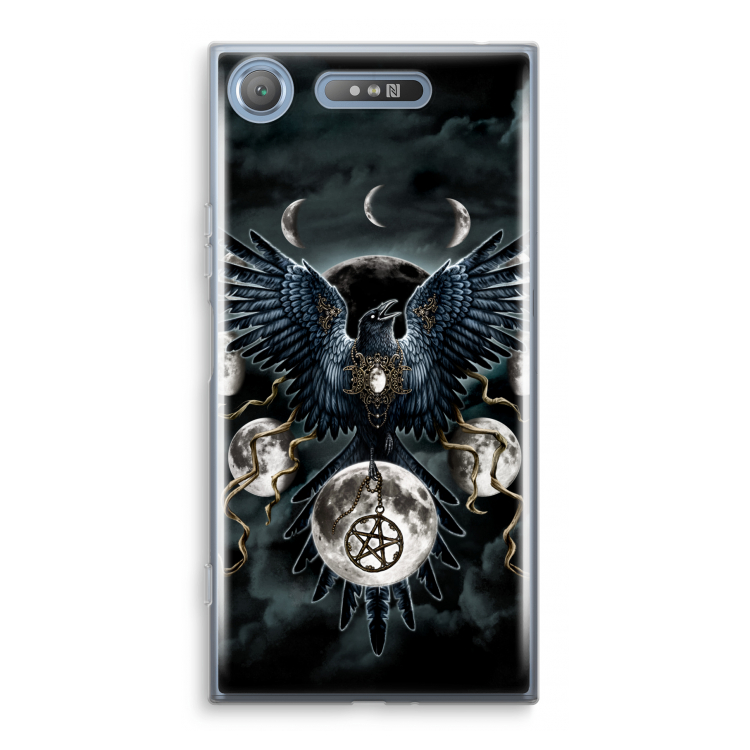 Sinister Wings: Sony Xperia XZ1 Transparant Hoesje