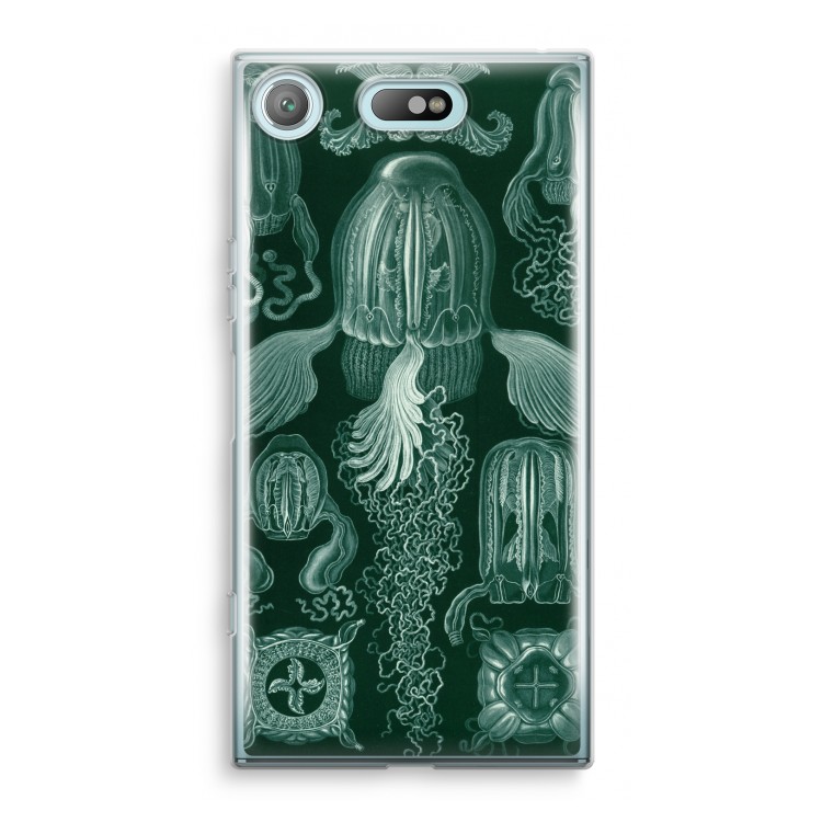 Haeckel Cubomedusae: Sony Xperia XZ1 Compact Transparant Hoesje