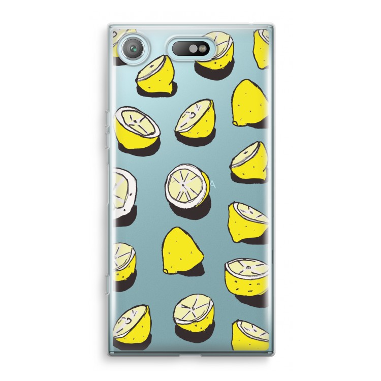 When Life Gives You Lemons...: Sony Xperia XZ1 Compact Transparant Hoesje