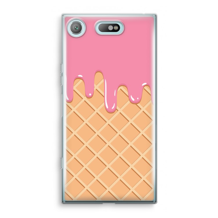 Ice cream: Sony Xperia XZ1 Compact Transparant Hoesje