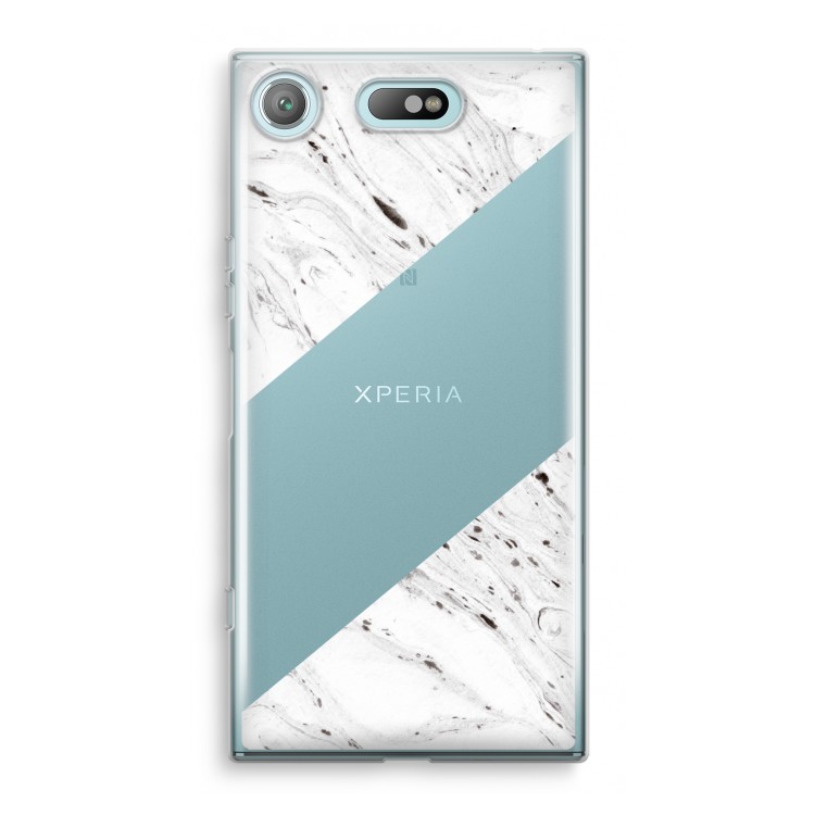 Biggest stripe: Sony Xperia XZ1 Compact Transparant Hoesje