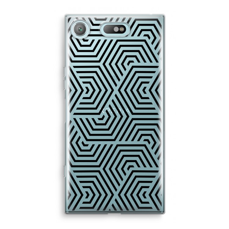 Magic pattern: Sony Xperia XZ1 Compact Transparant Hoesje
