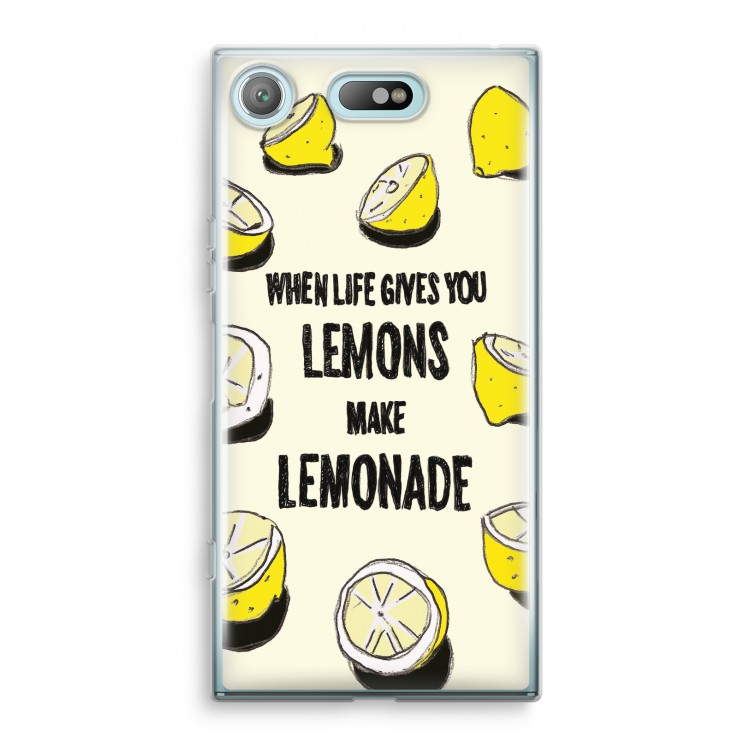 Lemonade: Sony Xperia XZ1 Compact Transparant Hoesje