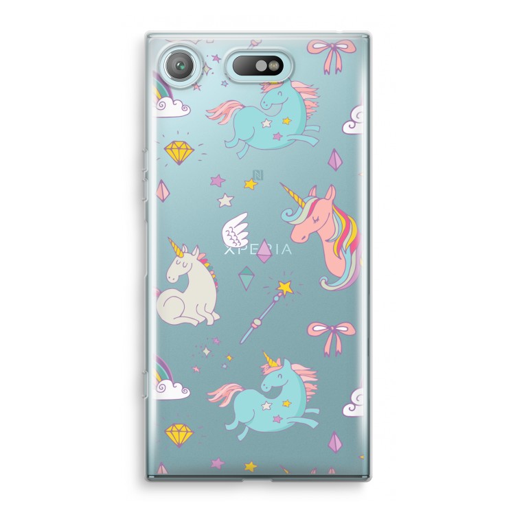 Fantasiewereld: Sony Xperia XZ1 Compact Transparant Hoesje