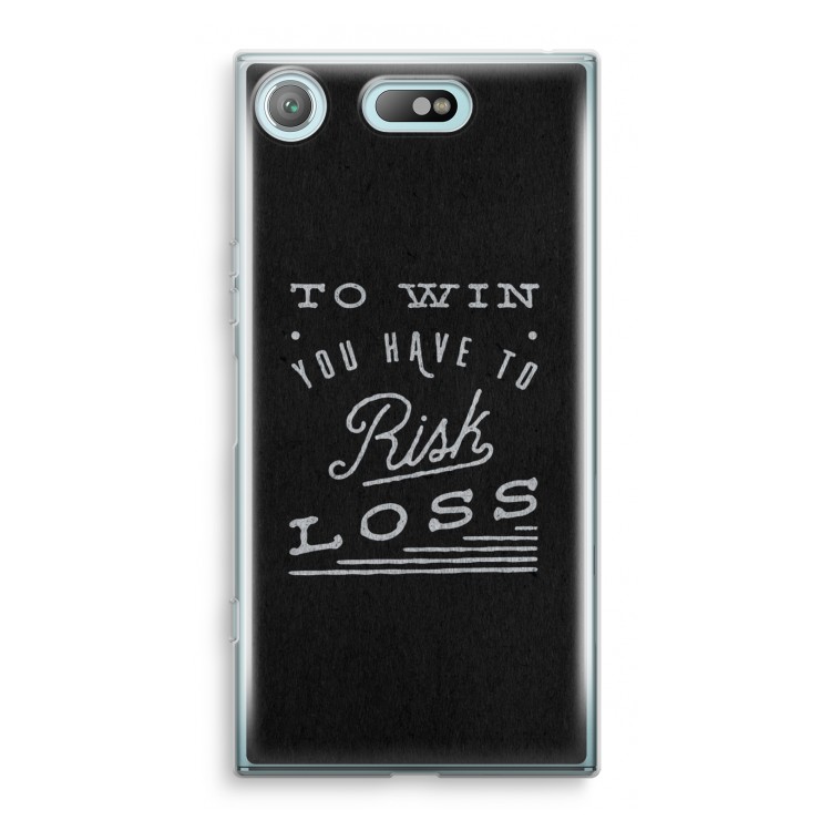 Risk loss: Sony Xperia XZ1 Compact Transparant Hoesje