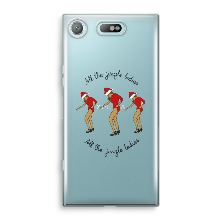 Jingle Ladies: Sony Xperia XZ1 Compact Transparant Hoesje