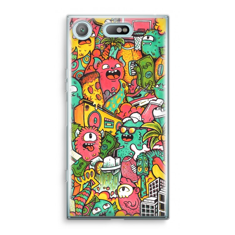 Vexx City: Sony Xperia XZ1 Compact Transparant Hoesje