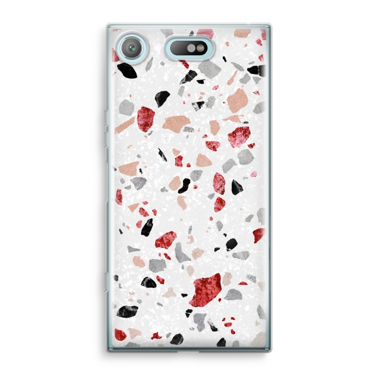 Terrazzo N°12: Sony Xperia XZ1 Compact Transparant Hoesje