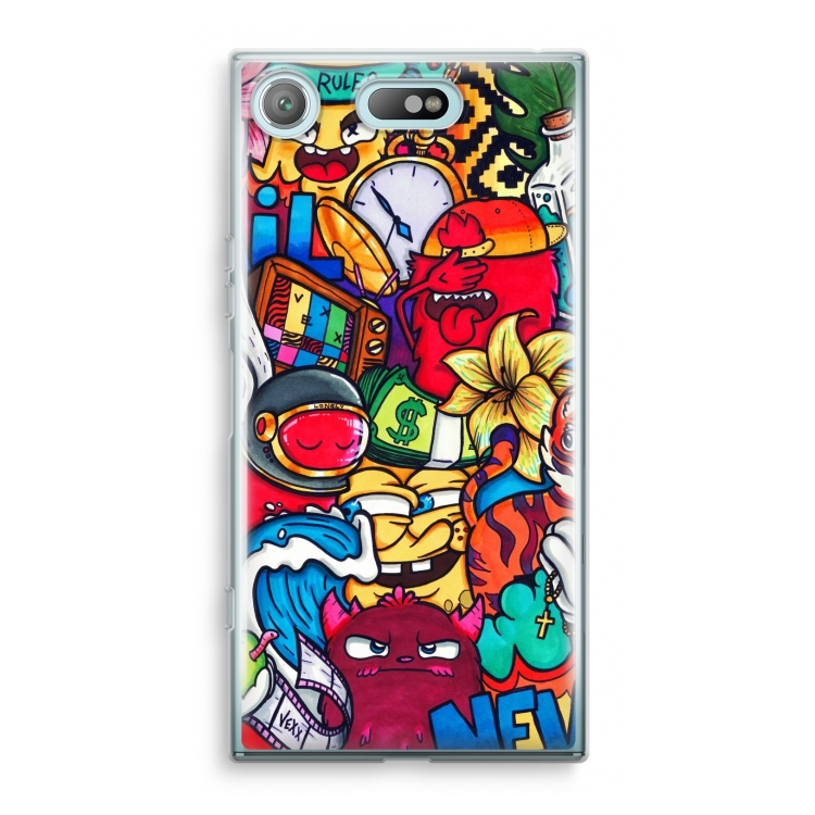 No Rules: Sony Xperia XZ1 Compact Transparant Hoesje