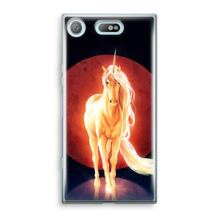 Last Unicorn: Sony Xperia XZ1 Compact Transparant Hoesje