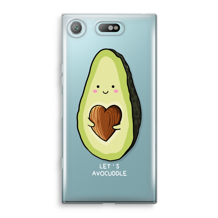 Avocuddle: Sony Xperia XZ1 Compact Transparant Hoesje