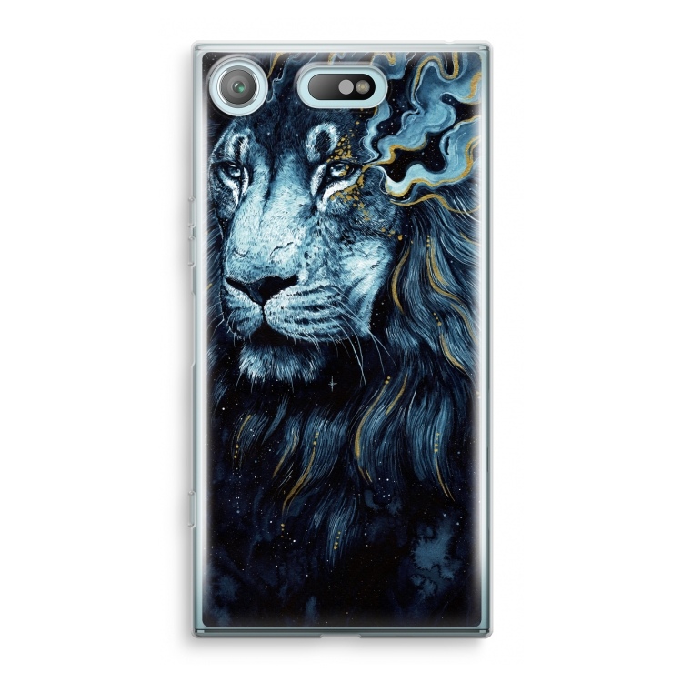 Darkness Lion: Sony Xperia XZ1 Compact Transparant Hoesje