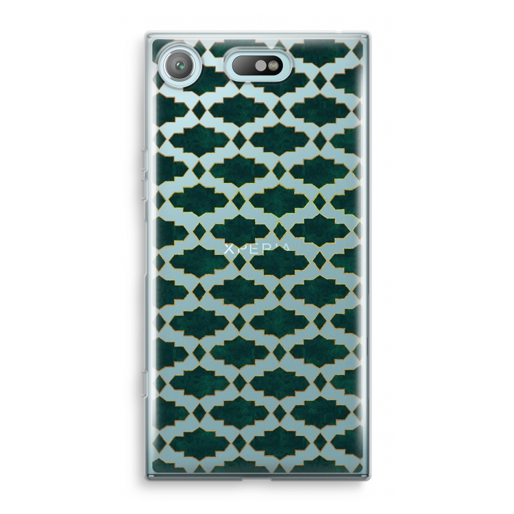 Moroccan tiles: Sony Xperia XZ1 Compact Transparant Hoesje