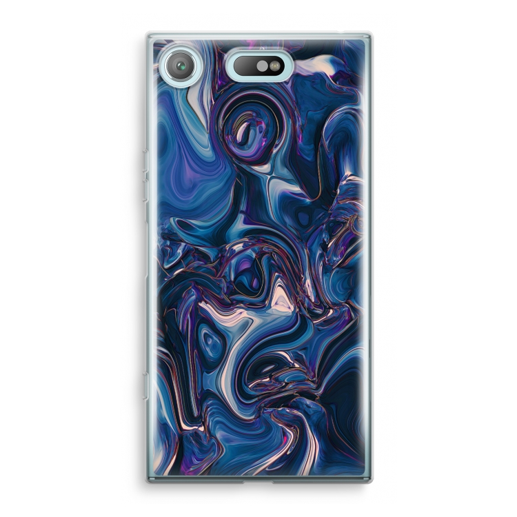 Mirrored Mirage: Sony Xperia XZ1 Compact Transparant Hoesje