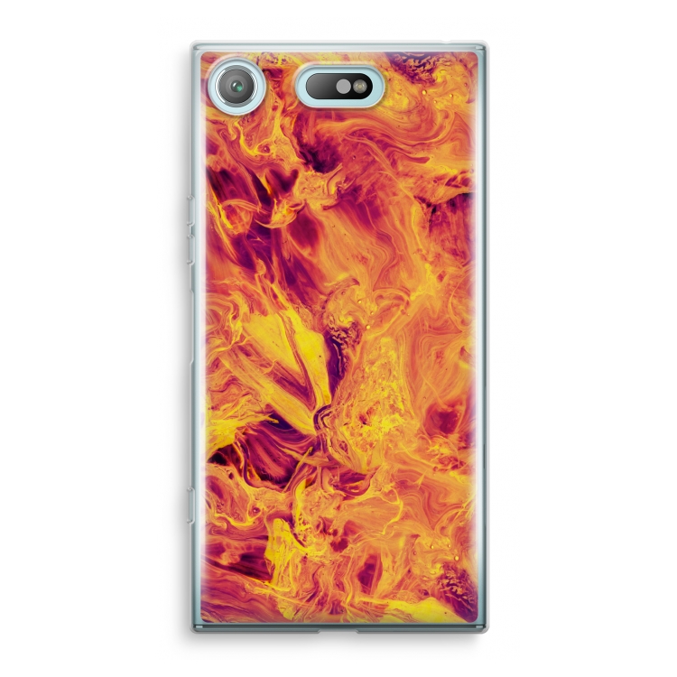 Eternal Fire: Sony Xperia XZ1 Compact Transparant Hoesje