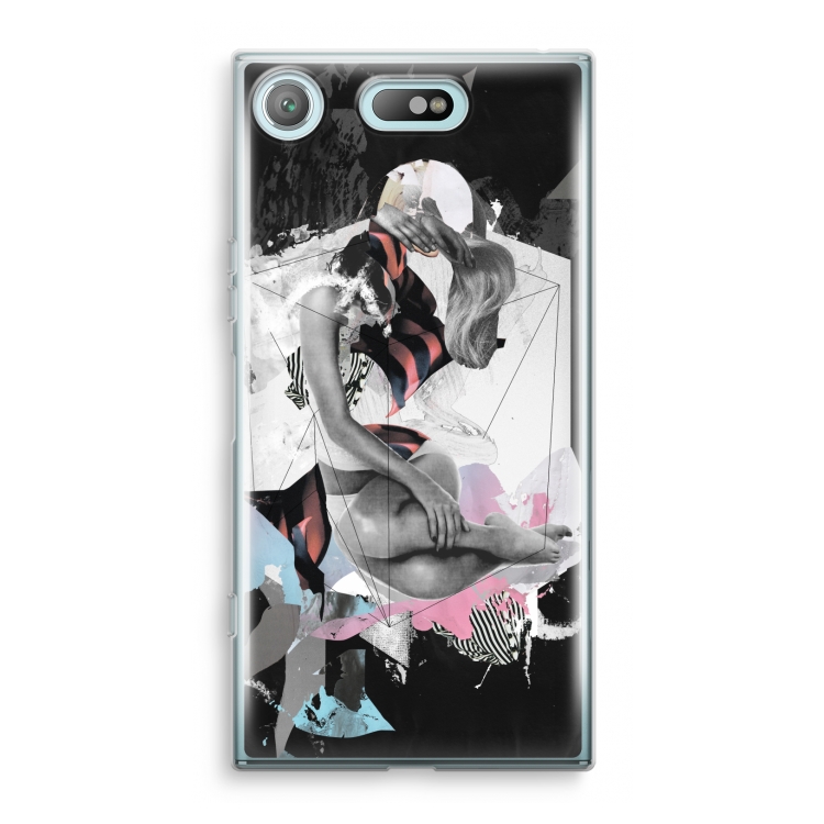 Camouflage de sommeil: Sony Xperia XZ1 Compact Transparant Hoesje