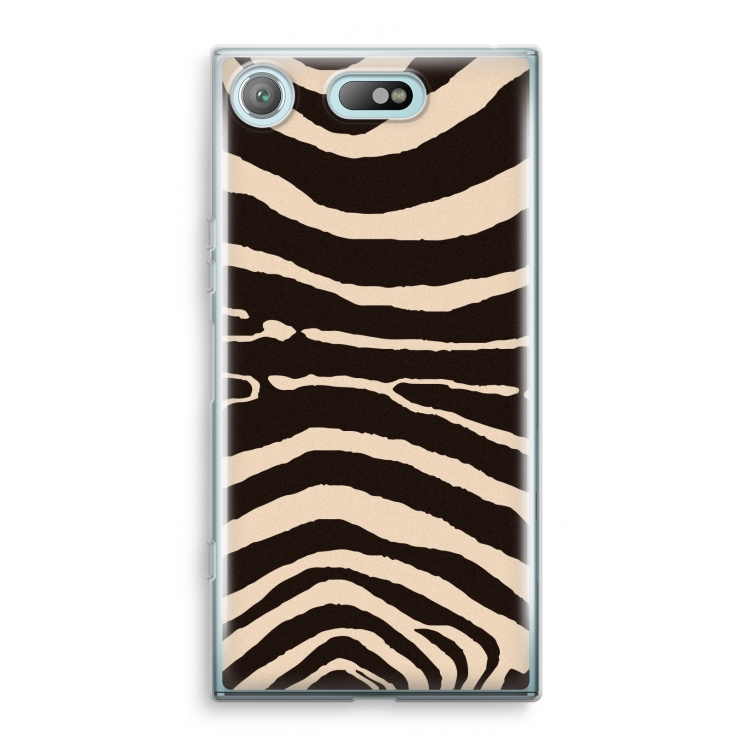 Arizona Zebra: Sony Xperia XZ1 Compact Transparant Hoesje