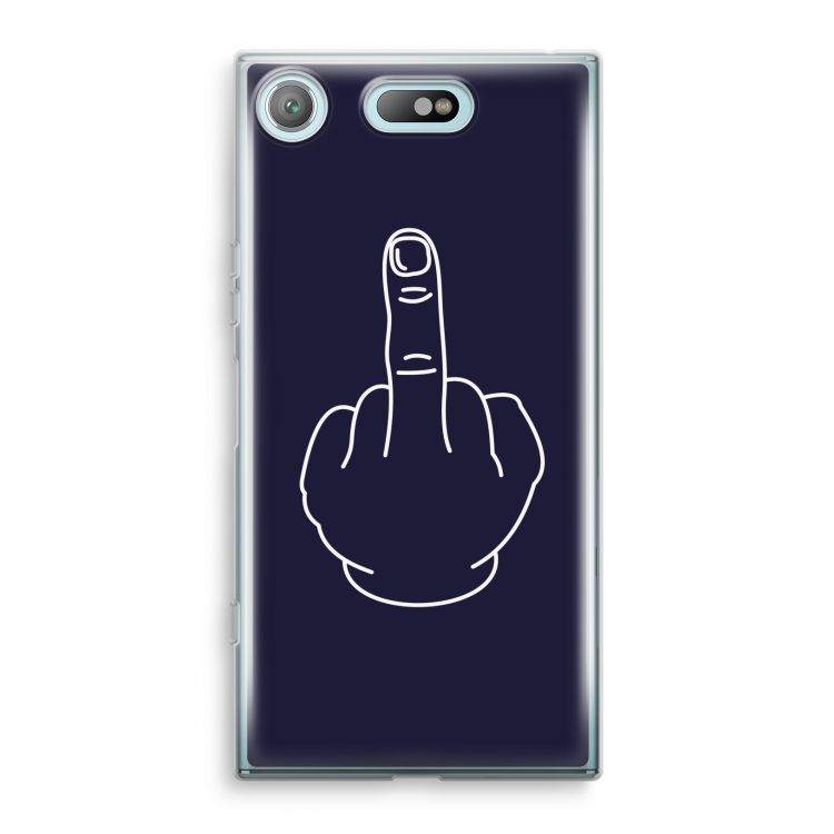 F**k U: Sony Xperia XZ1 Compact Transparant Hoesje