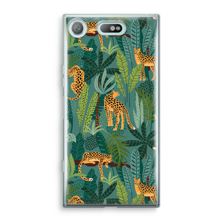 Luipaard 2: Sony Xperia XZ1 Compact Transparant Hoesje