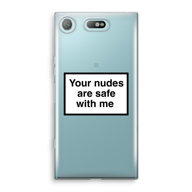 Safe with me: Sony Xperia XZ1 Compact Transparant Hoesje
