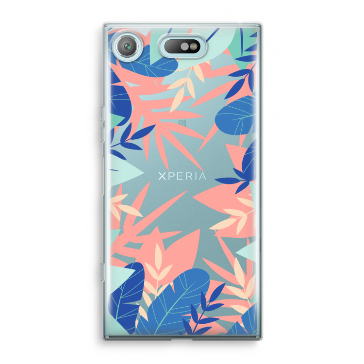 Tropisch: Sony Xperia XZ1 Compact Transparant Hoesje