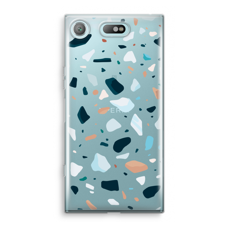 Terrazzo N°13: Sony Xperia XZ1 Compact Transparant Hoesje
