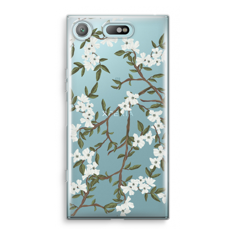 Blossoming spring: Sony Xperia XZ1 Compact Transparant Hoesje