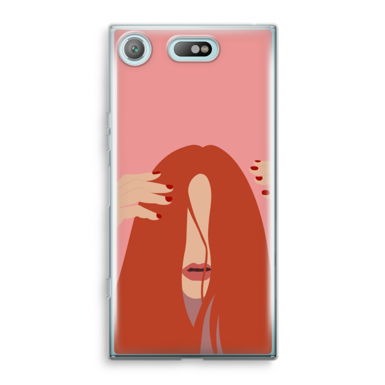 Woke up like this: Sony Xperia XZ1 Compact Transparant Hoesje
